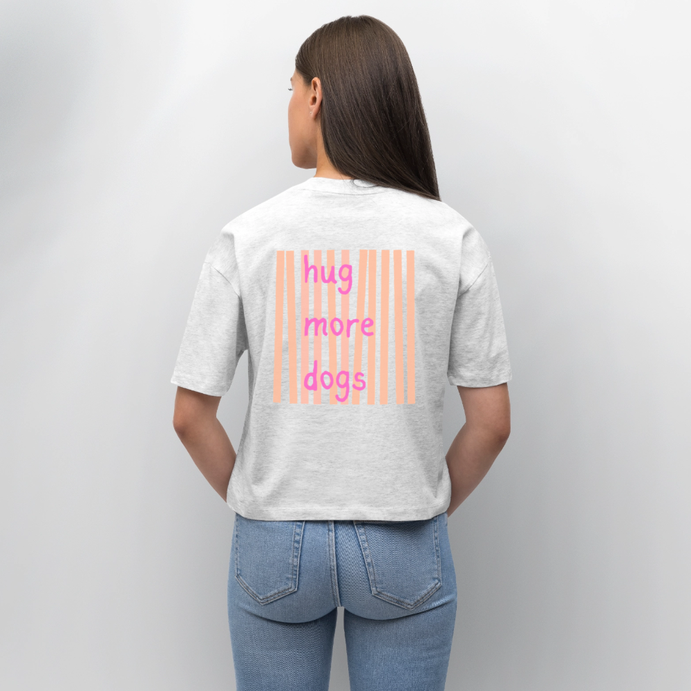 Hug More Dogs Shirt - heather white
