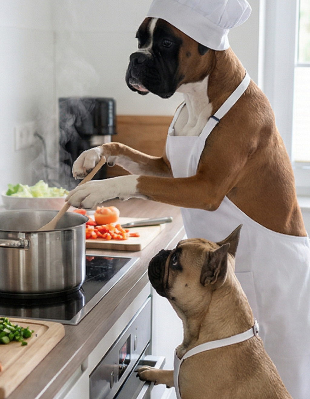 Personalisiertes Hundeposter, individualisiertes Haustierportrait -  Küchen Edition