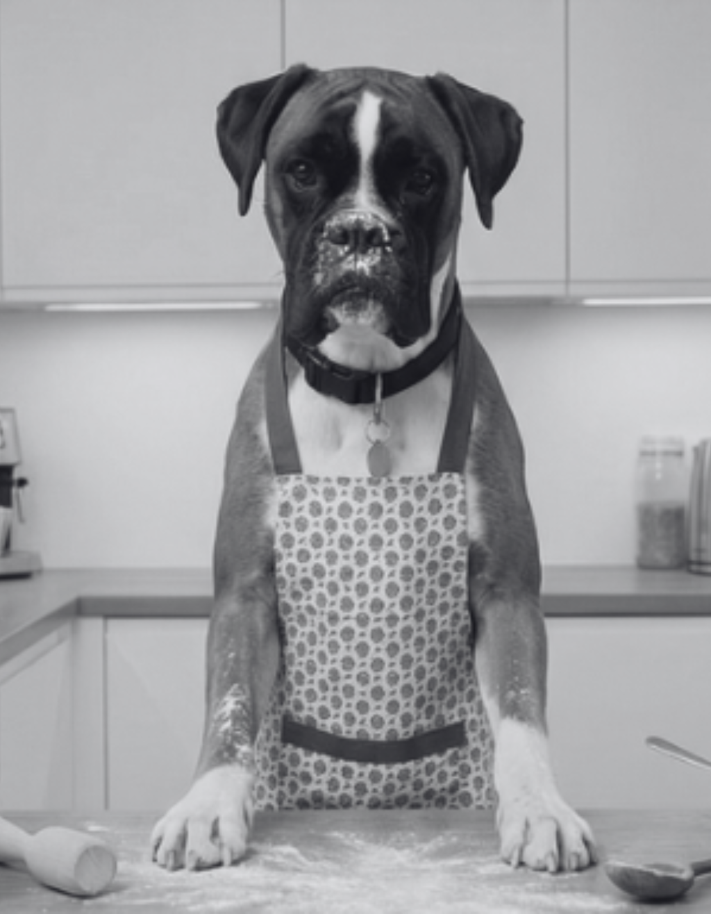 Personalisiertes Hundeposter, individualisiertes Haustierportrait -  Küchen Edition