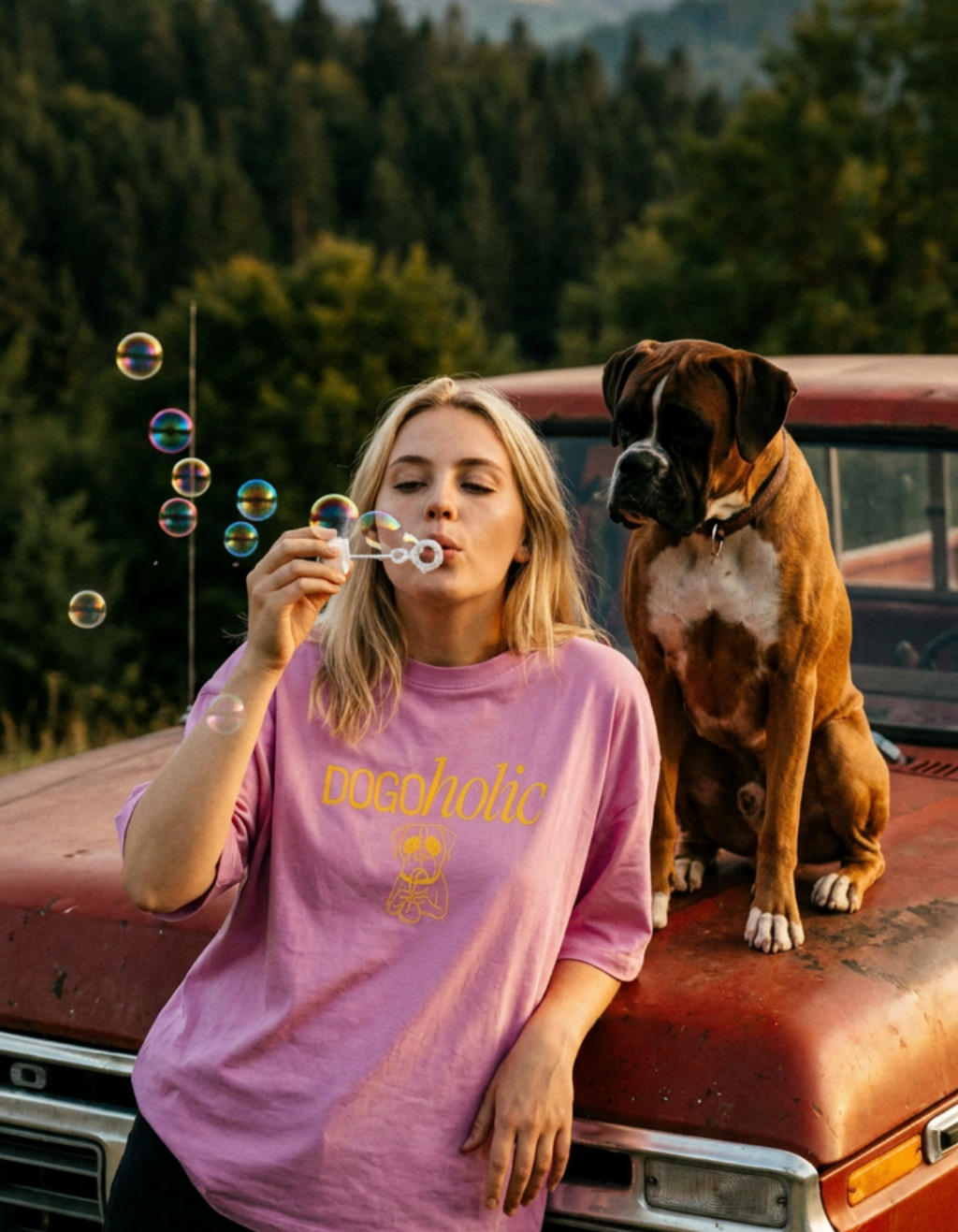 Frauen Boxy Bio-T-Shirt- Dogoholic