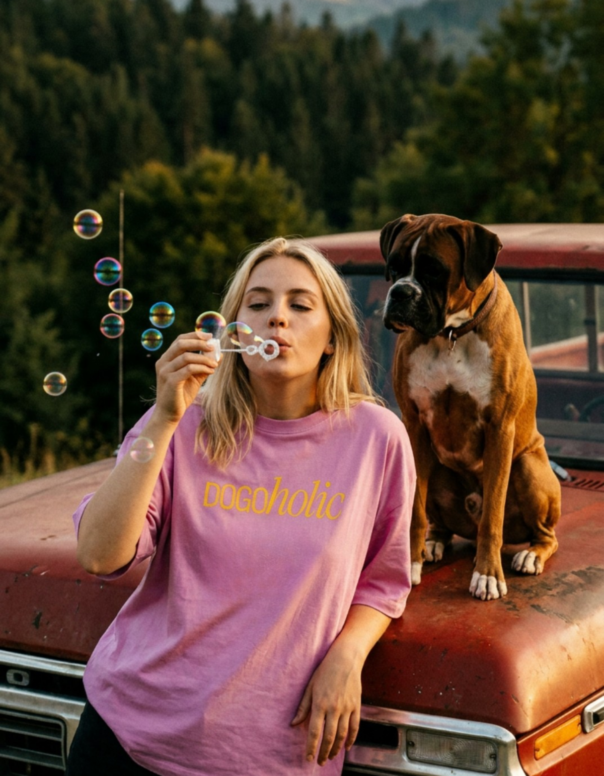Frauen Boxy Bio-T-Shirt - Dogoholic