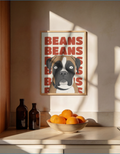 Personalisiertes Hundeposter | Individuelles lustiges Haustierportrait aus deinem Foto + Namen