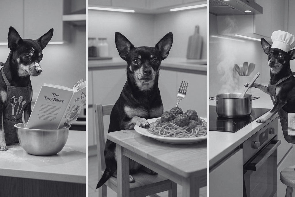 Personalisiertes Hundeposter, individualisiertes Haustierportrait -  Küchen Edition