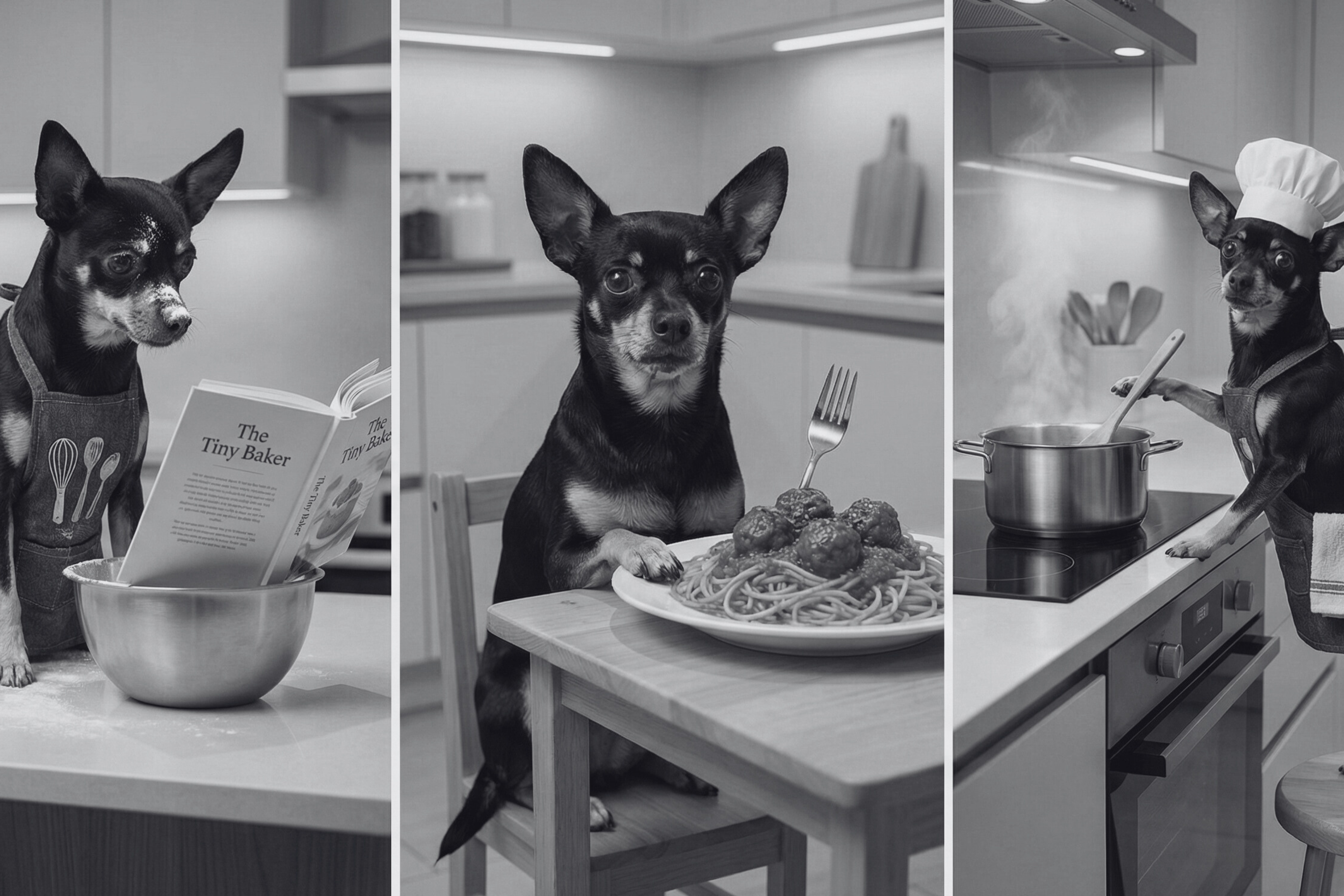 Personalisiertes Hundeposter, individualisiertes Haustierportrait -  Küchen Edition