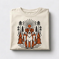 RELAXED FIT Unisex Organic T-Shirt - Hiking Dog Edition